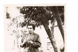 [Retrato de Gabriela Mistral en Los Andes]  [fotografía]