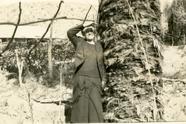 [Retrato de Gabriela Mistral en Montegrande]  [fotografía]