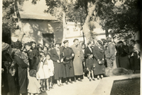 [Gabriela Mistral en un acto en Paihuano]  [fotografía]