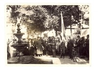 [Gabriela Mistral en un acto en Paihuano]  [fotografía]
