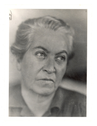 [Gabriela Mistral en Estocolmo]  [fotografía]