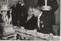 [Ceremonia de entrega del Premio Nobel de Literatura a Gabriela Mistral]  [fotografía]