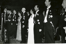 [Ceremonia de entrega del Premio Nobel de Literatura a Gabriela Mistral]  [fotografía]