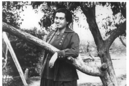 [Gabriela Mistral en Los Andes]  [fotografía]