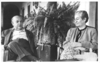 [Gabriela Mistral y Alfonso Reyes]  [fotografía]