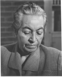 [Gabriela Mistral en Nueva York]  [fotografía]