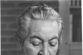[Gabriela Mistral en Nueva York]  [fotografía]