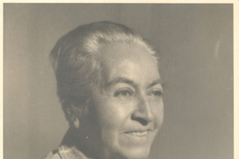 [Gabriela Mistral en Nueva York]  [fotografía]