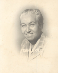 [Gabriela Mistral en Nueva York]  [fotografía]