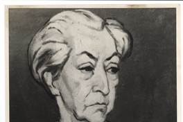 [Pintura de Gabriela Mistral por Oswaldo Guayasamín]  [fotografía]