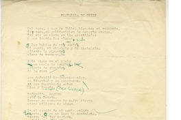 Nostalgia de Chile  [manuscrito] Juan Guzmán Cruchaga.