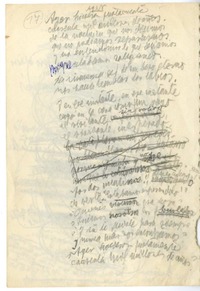 Ayer  [manuscrito] Juan Guzmán Cruchaga.