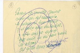 [Porque yo, querida quiero...]  [manuscrito] Juan Guzmán Cruchaga.