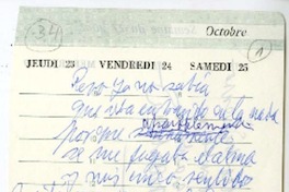 [Pero yo no sabía...]  [manuscrito] Juan Guzmán Cruchaga.