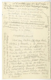 [Cultivando a veces...]  [manuscrito] Juan Guzmán Cruchaga.