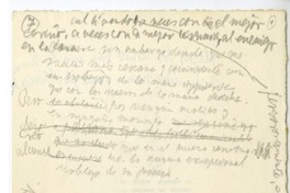 [Cultivando a veces...]  [manuscrito] Juan Guzmán Cruchaga.