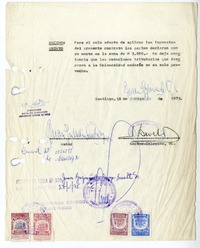 [Contrato] 1975 mayo 27, Santiago, Chile [a] Juan Guzmán Cruchaga  [manuscrito] Universidad Católica de Chile, Asuntos Jurídicos.