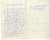 [Carta] [1957] Santiago, Chile [a un corrector de prueba de una editorial]  [manuscrito] Juan Guzmán Cruchaga.