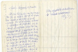 [Carta] [1957] Santiago, Chile [a un corrector de prueba de una editorial]  [manuscrito] Juan Guzmán Cruchaga.