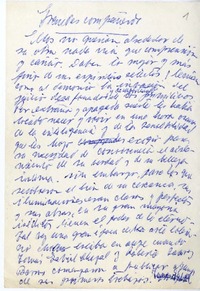 Grandes compañeros  [manuscrito] Juan Guzmán Cruchaga.