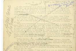 El mar  [manuscrito] Juan Guzmán Cruchaga.