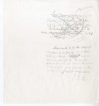 [Convencido de que las mejores memorias...]  [manuscrito] Juan Guzmán Cruchaga.