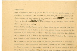 Compañeros  [manuscrito] Juan Guzmán Cruchaga.