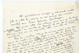 [carta] 1961, marzo 30, Buenos Aires, Argentina [a] Juan Guzmán Cruchaga  [manuscrito] Eduardo Yamarois.