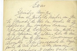 [Carta] [1970] enero, Santiago, Chile [a] Juan Guzmán Cruchaga  [manuscrito] María Flora Yáñez.