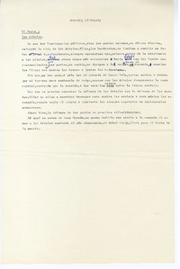 El poeta y los árboles  [manuscrito] Hernán Díaz Arrieta.