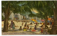 [Tarjeta] 1952 septiembre 16, Río de Janeiro, Brasil [a] Magdalena Petit  [manuscrito] Fernando Santiván.