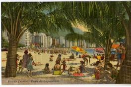 [Tarjeta] 1952 septiembre 16, Río de Janeiro, Brasil [a] Magdalena Petit  [manuscrito] Fernando Santiván.