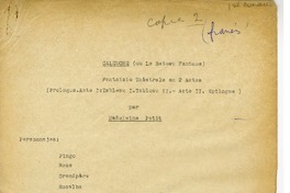 Caleuche Le bateau fantome [manuscrito] : Magdalena Petit.