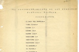 El desencantamiento de los juguetes  [manuscrito] Magdalena Petit.