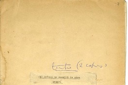 El crimen se cometió de otra manera  [manuscrito] Magdalena Petit.