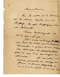 Neurastenia  [manuscrito] Magdalena Petit.