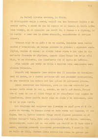 [Cartas] [entre 1914 y 1927], Santiago, Chile [a] Rafael Alberto Arrieta  [manuscrito] Pedro Prado.