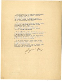 [He borrado en mi vida...]  [manuscrito] Benjamín Quero.