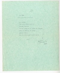 La fuga  [manuscrito] Luis Jaime Quezada Ruiz.