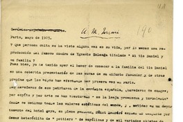 Cerámica española en París  [manuscrito] Alberto Ried Silva.