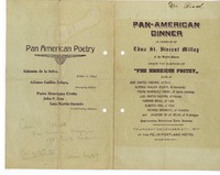 [Tarjeta] 1917 diciembre 27, New York [a] Edna St. Vincent Millay  [manuscrito] Alberto Ried Silva.