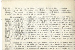 [Homenaje a Alberto Ried]  [manuscrito] Octavio Hinzpeter.