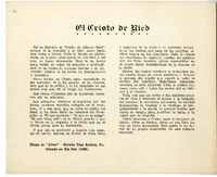 El cristo de Ried  [manuscrito] Hernán Díaz Arrieta.