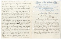 [Carta] 1921 febrero 27, Río de Janeiro, Brasil [a] Pedro Prado  [manuscrito] Miguel Luis Rocuant.