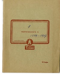 [Cuaderno 1]  [manuscrito] Laura Rodig.