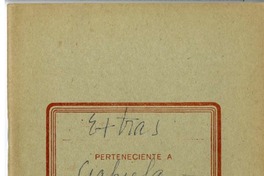 Extras Gabriela  [manuscrito] Laura Rodig.