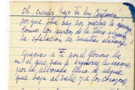 [Oh, creador...]  [manuscrito] Laura Rodig.