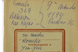 Su madre, Romelio y Yin-Yin  [manuscrito] Laura Rodig.