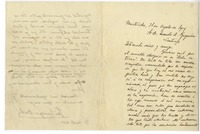 [Carta] 1909 agosto 31, Montevideo, Uruguay [a] Ernesto A. Guzmán  [manuscrito] José Enrique Rodó.