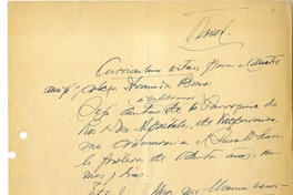 [Carta] 1953 junio 12, Santiago, Chile [a] Fidel Araneda Bravo  [manuscrito] Emilio Rodríguez Mendoza.